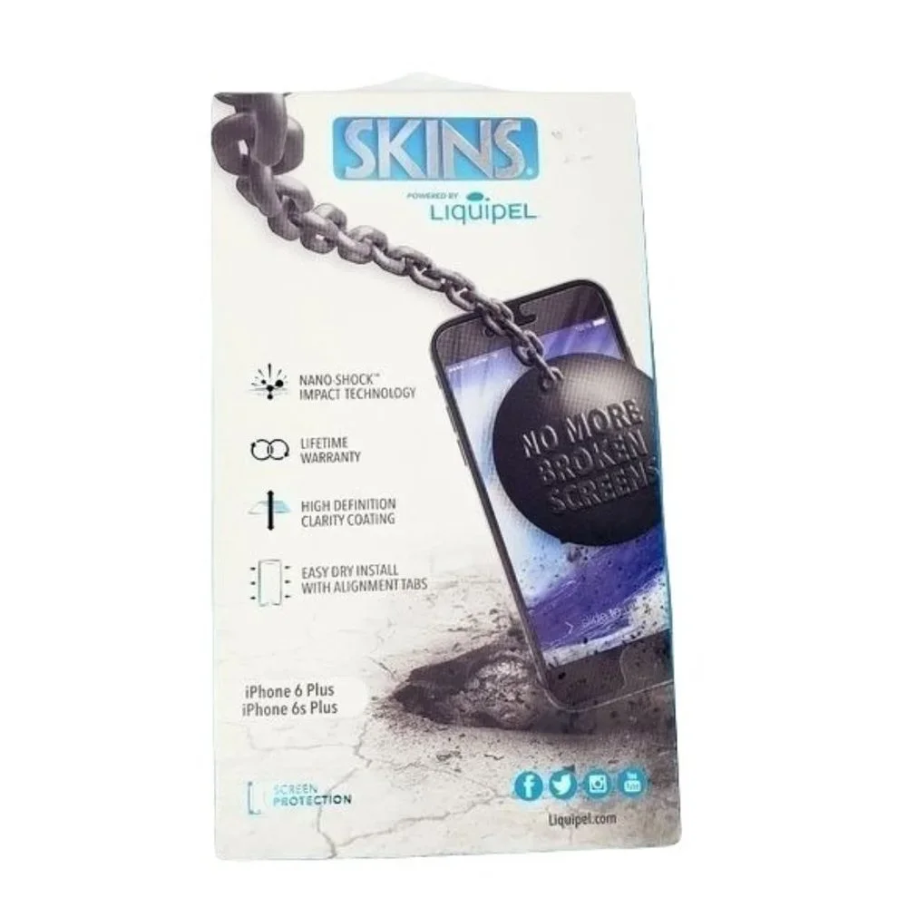 Liquipel OS clear screen protector iPhone 6 plus